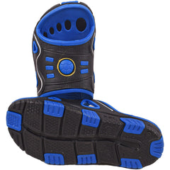 Mens Open Toe Sliders Slip On Beach Sandals Anti-Slip Pool Slides House Slippers