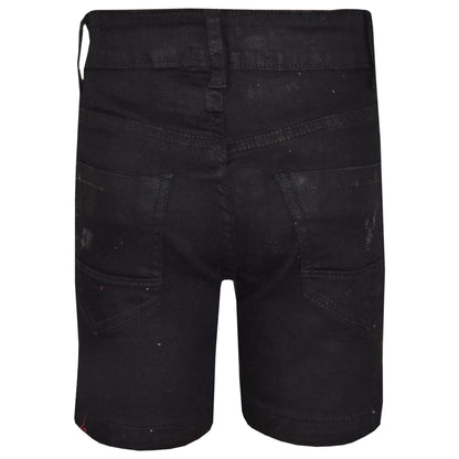 Kids Boys Distressed Denim Shorts Comfort Stretch Jeans Trouser Pants Age 5-13