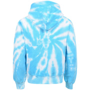 A2Z 4 Kids Girls Tie Dye Printed Blue Fleece Hoodie Zip Up Style Hooded Zipper Age 5-6, 7-8, 9-10, 11-12 & 13 Years