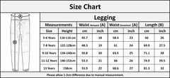 Girls Leggings Toddler Kids Stretchy High Waist Wet Look Legging Full Length
