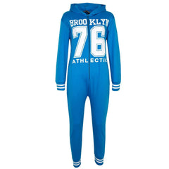 A2Z Onesie One Piece Kids Girls Boys Brooklyn Print Pyjamas Costume Gifts