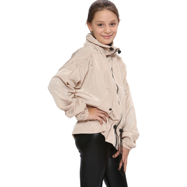 A2Z 4 Kids Windbreaker Shower Proof Windproof Stone Jacket Stylish Lightweight Casual Coat Girls Cagoule Rain Mac Raincoats Age 5-13 Years - A2Z 4 Kids