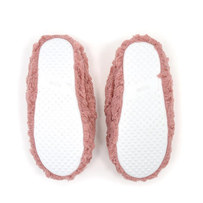 Women Slippers Winter Warm Teddy Fleece Upper Shoft Lining Non-Slip Mule Slipper