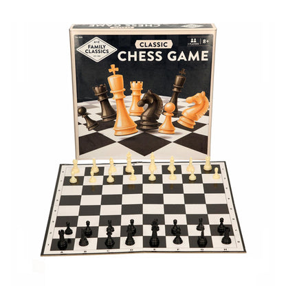 A2Z Classic Folding Chess Set With 32 Pieces Strategy Game Kids & Adults Age 8+