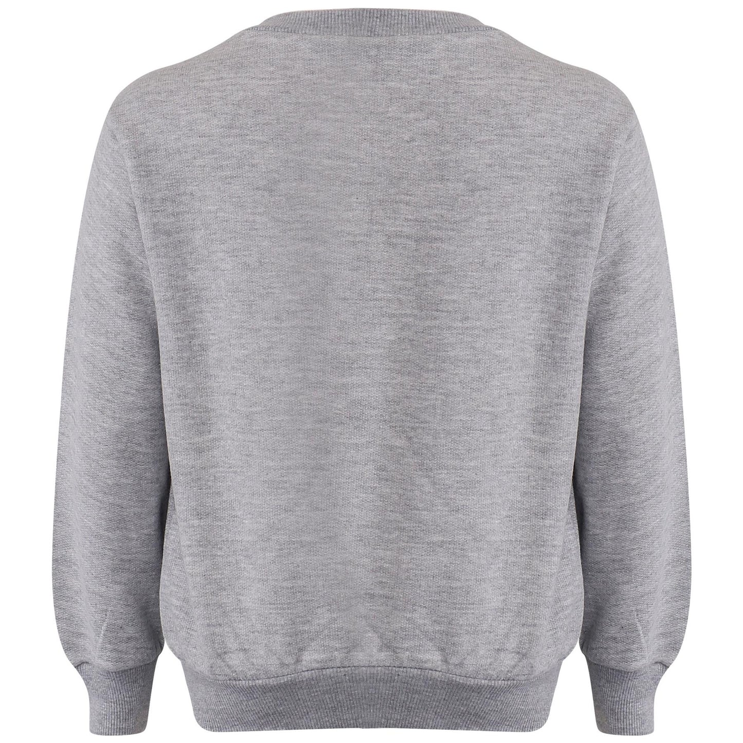 Kids Girls Boys Sweatshirt  Plain Crew Round Neck Uniform  Age 2-13 Years