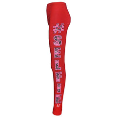 Girls Top Kids #Selfie Print Designer T Shirt & Graffiti Legging Set 7-13 Years
