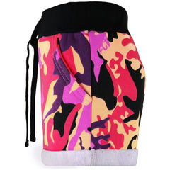 Kids Girls Shorts Fleece Camouflage Tartan Dance Gym Summer Hot Short Pants 5-13