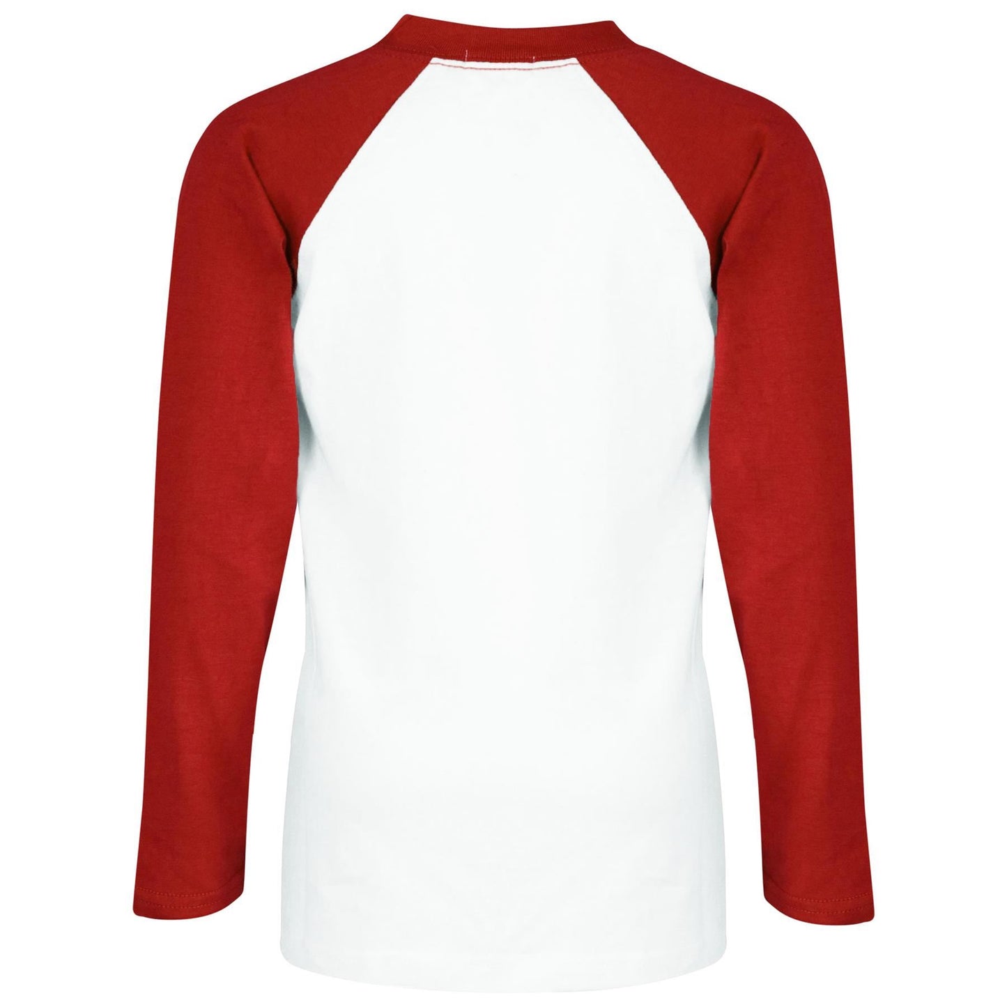 Kids Boys Girls T Shirts Plain Baseball Long Raglan Sleeves Sports Tees 2-13 Yrs