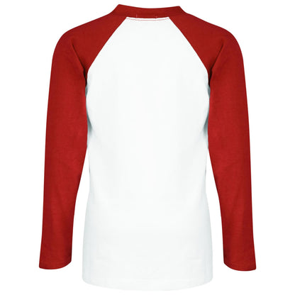 Kids Boys Girls T Shirts Plain Baseball Long Raglan Sleeves Sports Tees 2-13 Yrs