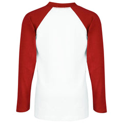 Kids Boys Girls T Shirts Plain Baseball Long Raglan Sleeves Sports Tees 2-13 Yrs