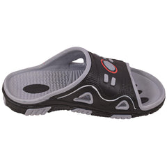 Mens Open Toe Sliders Slip On Beach Sandals Anti-Slip Pool Slides House Slippers