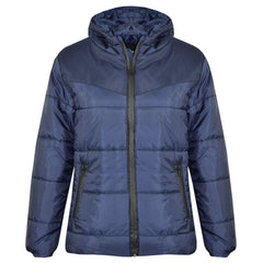 Boys Girls Jacket Kids Padded Puffer Bubble Hooded Zipped Warm Thick Coats 3-13