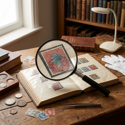 2pc Magnifying Glass Set 2x Handheld Magnifier Reading Hobby Craft Inspection