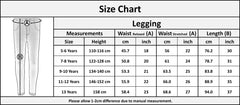 Gilrs Legging Kids Plain Color School Fashion Dance Leggings New Age 5-13 Years