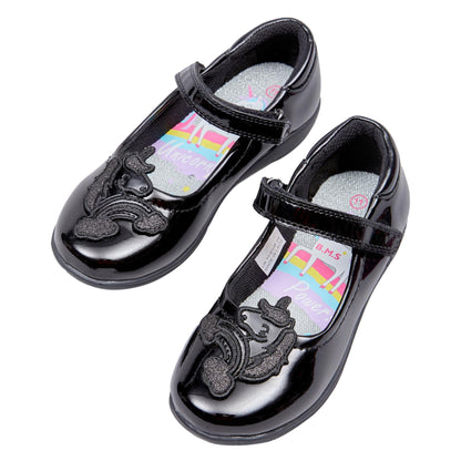 A2Z 4 Kids Girls Unicorn Patent Shoe PU Leather Mary Jane Back to School Shoes