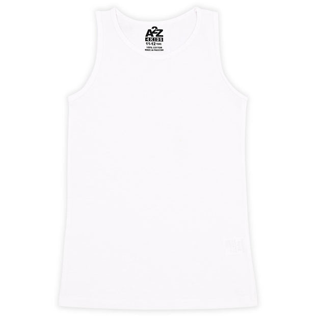 A2Z 4 Kids Boys Vest Top Fashion Underwear Sleeveless Summer School Vest 5-13