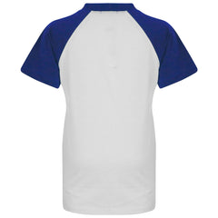 Kids Raglan Style Pyjamas Contrast T Shirt Shorts Loungewear Girls Boys Age 5-13