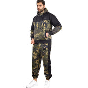 A2Z Mens Tracksuit Camouflage Print Hoodie with Joggers Sweatpants Casual Sports Activewear Set Adults S-3XL