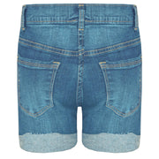 Kids Shorts Boys Girls Denim Ripped Chino Bermuda Shorts Knee Length 5-13 Years