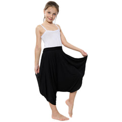 Kids Baggy Harem Trousers Ali Baba Style Tie Dye Yoga Casual Girls 5-13 Years