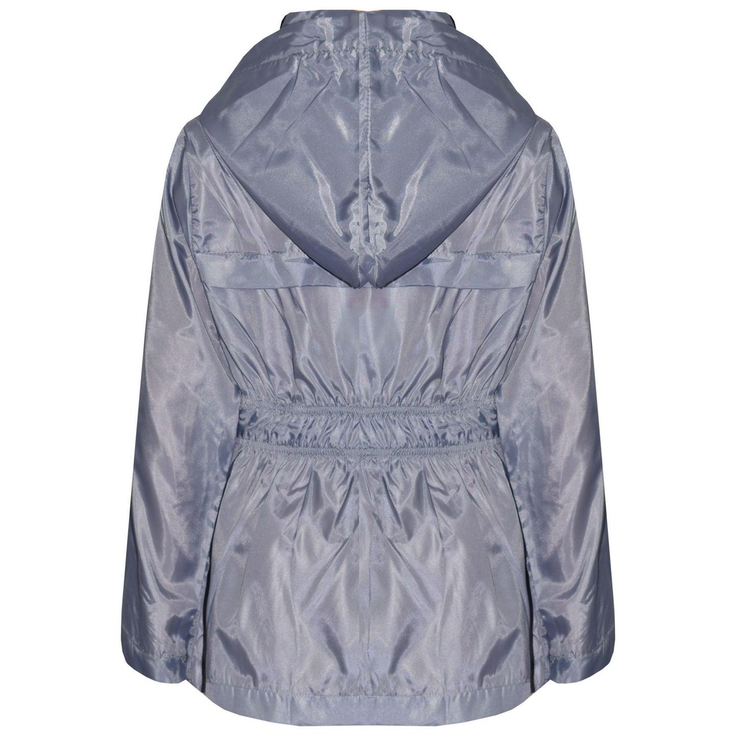 A2Z 4 Kids Unisex Raincoat Jackets Silver Windbreaker Waterproof Parka Shower Resistant Hooded Raincoat Childrens Girls Boys Age 5 6 7 8 9 10 11 12 13 Years