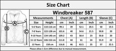 Kids Windbreaker Waterproof Raincoat Hooded Coat Girls Boys Age 5-13 Years