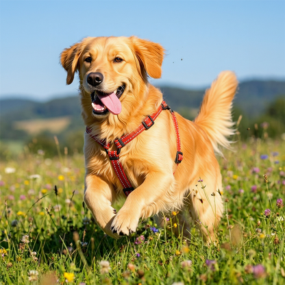A2Z Dog Collar Harness And Lead Set Reflective Adjustable Walking Set