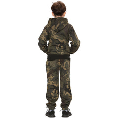 Kids Tracksuit Boys Girls Designer's Camouflage Jogging Suit Top Bottom 5-13 Yr