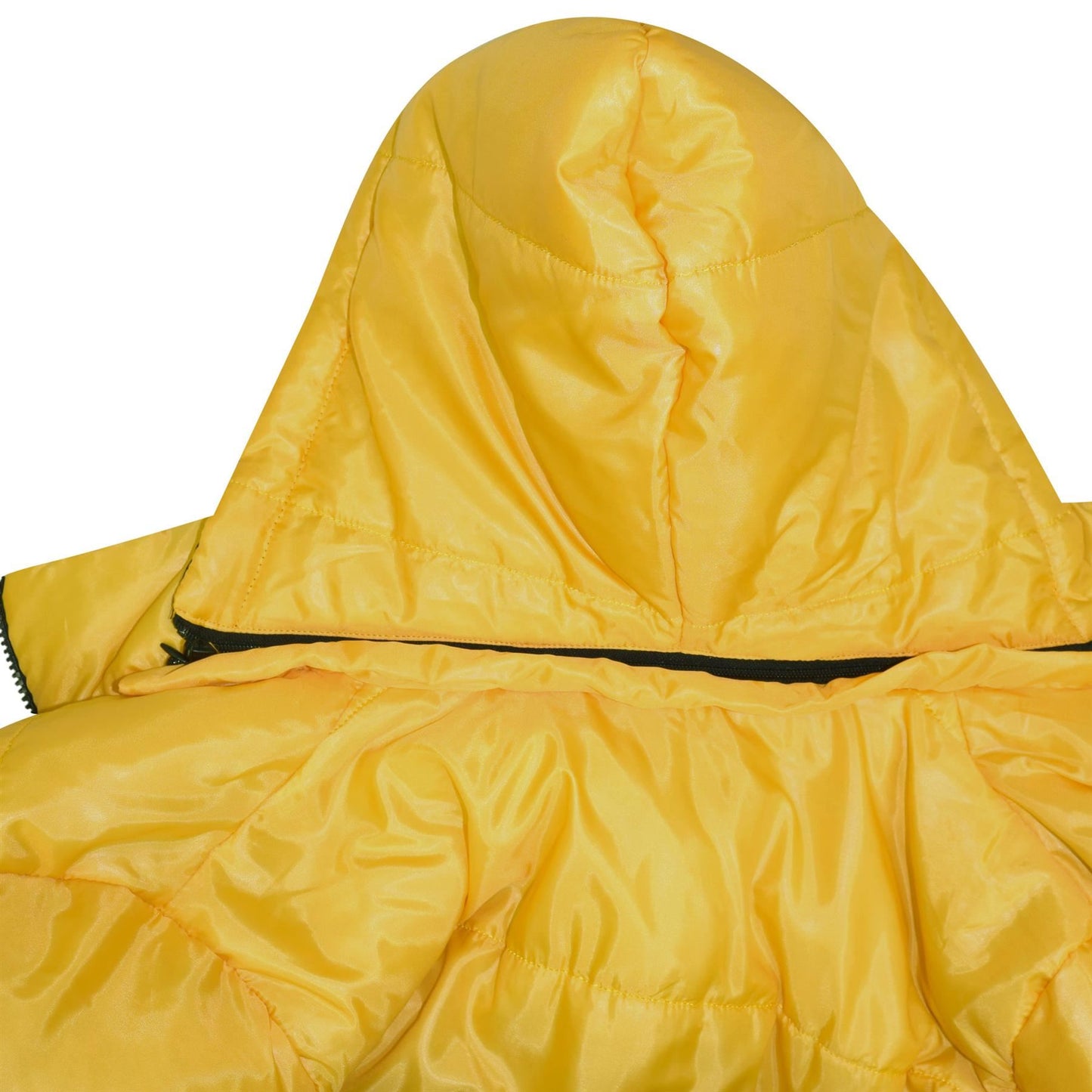 Girls Jackets Kids Reversible Cropped Hooded Padded Puffer Jacket Coat 5-13 Year