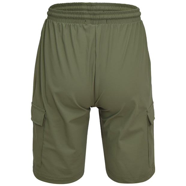 Kids Boys Active PE Cargo Shorts Sports Athletic Football Summer Stretchy Short