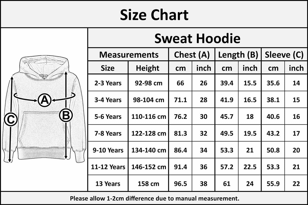 Girls Boy Plain & Tie Dye Print Sweatshirt Pullover Hooded Jumper PE School Coat
