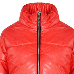 Girls Jacket Kids Wetlook Cropped Padded Quilted Puffer Bubble Jackets Coat 5-13