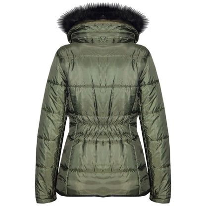 Kids  Girls Padded Puffer Quilted Coat Faux Fur Collar For  Girls Age 3-13 Years