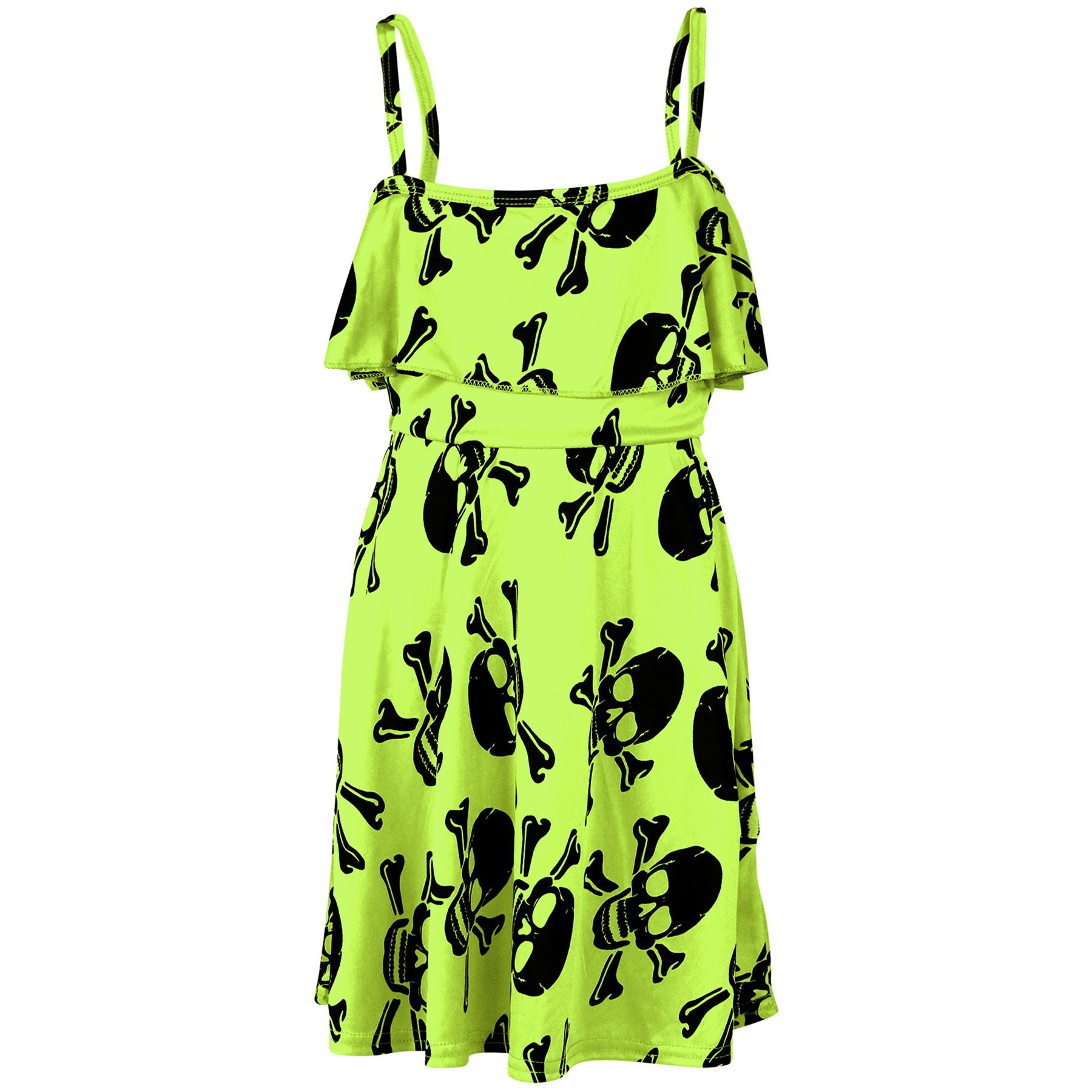 off-shoulder-dress-lime