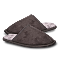 A2Z Mens Mule Slipper Memory Foam Quilted Puffa Fleece Lined Slip-On House Shoes
