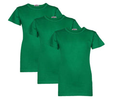 Kids Girls Short Sleeves 3 Pack T Shirts Trendy Stylish Breathable Summer Top