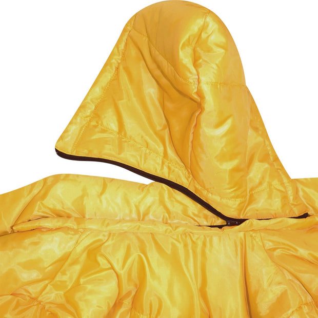 Girls Jackets Kids Reversible Cropped Hooded Padded Puffer Jacket Coat 5-13 Year