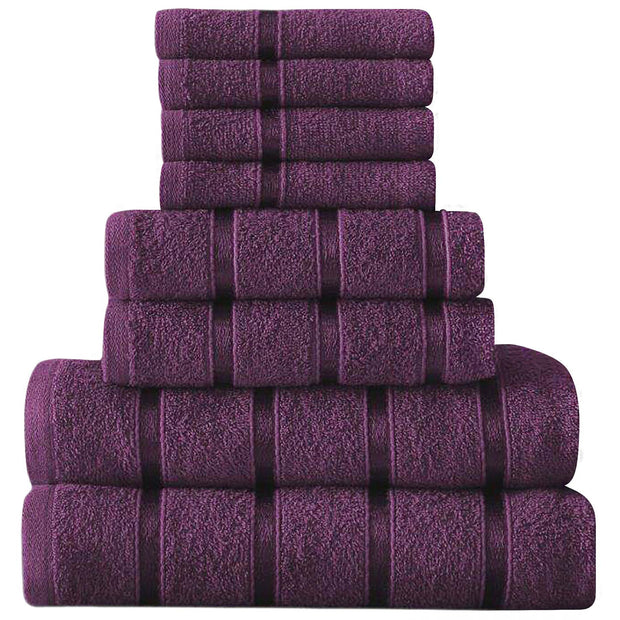 8 pc Boston Egyptian Towels Bale Set 100% Egyptian Cotton Super Soft Absorbent 500GSM Gift Sets