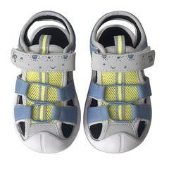 A2Z 4 Kids Boys Girls Sandals Slides Blue PU Upper Summer Beach Sports Open Toe