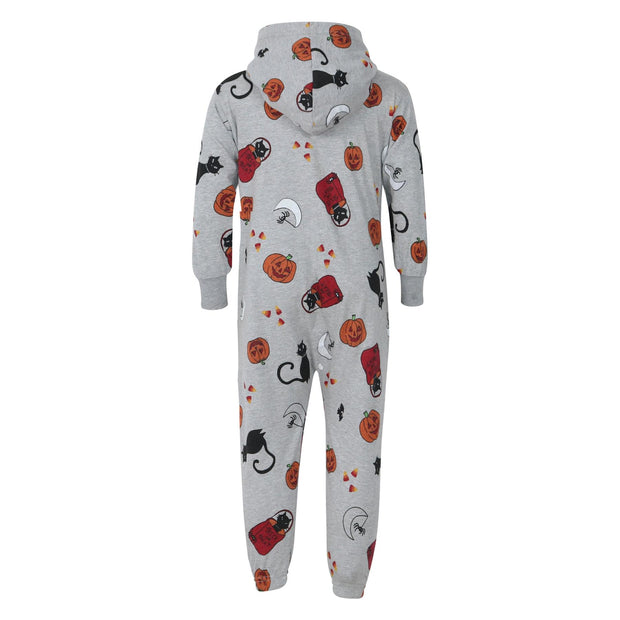 Kids Unisex Onesie Girls Boys Skull & Cross Bone Print Onesies All In One Jumpsuit PJ's New Age 5-13 Years - A2Z 4 Kids