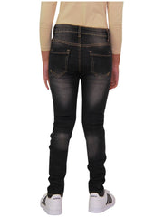 Girls Skinny Jeans Denim Pants Fit Trousers Jeans for Children Age 3-14 Years