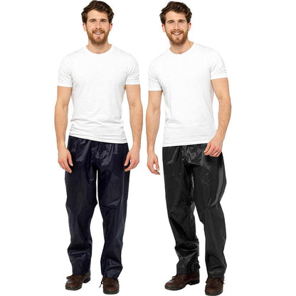 A2Z Mens Waterproof Trousers Quick Dry Overtrousers Windproof Outdoor Rain Pants