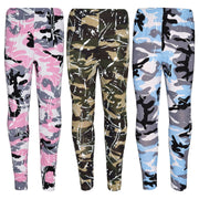 Kids Lounge Suit Girls Camouflage Splash Print Jogging Suit Tracksuit 7-13 Years