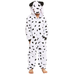 A2Z Onesie One Piece Kids Animal Pyjamas Dalmatian Sleepsuit Costume Girls Boys