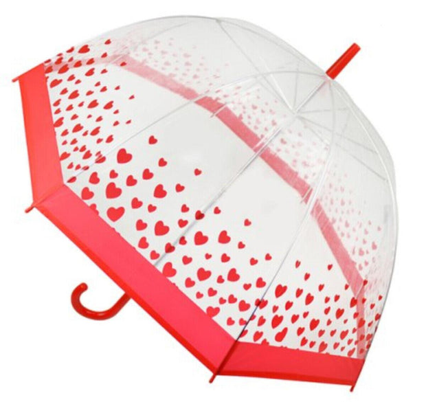 A2Z Ladies Transparent Dome Umbrella Wind and Rain Resist Outdoor Travel Brolly - A2Z 4 Kids