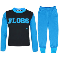 Kids Girls Boys Pyjamas Trendy Floss A2Z Print Comfort Loungewear Pjs Outfit Set