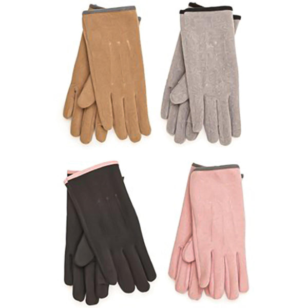 A2Z Ladies Gloves Women Fleece Winter Warm Gloves One Size Soft Lining Mittens