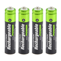 A2Z NiMH Rechargeable Accu Power Battery 550mAh Lasts Long AAA Size Pack of 4