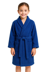 A2Z 4 Kids Girls Boys Towel Bathrobe Shawl Collar Soft for Age 5-13 Years