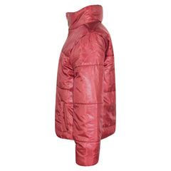 Girls Jacket Kids Wetlook Cropped Padded Quilted Puffer Bubble Jackets Coat 5-13